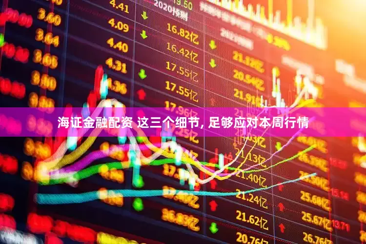 海证金融配资 这三个细节, 足够应对本周行情