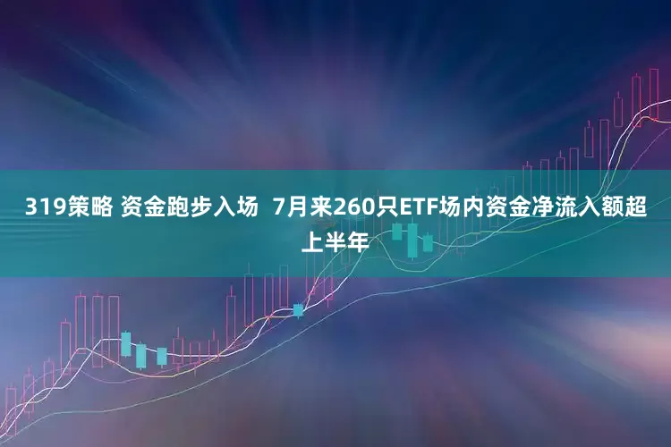 319策略 资金跑步入场  7月来260只ETF场内资金净流入额超上半年